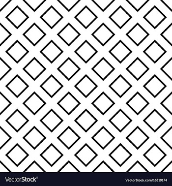 Abstract monochrome repeating square pattern vector image