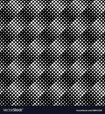 Abstract monochrome rounded square pattern vector image
