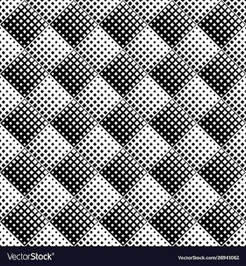 Abstract monochrome seamless diagonal square vector image