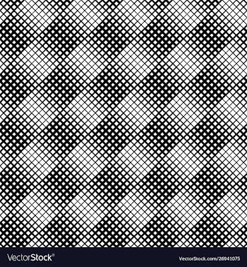 Abstract monochrome seamless diagonal square vector image