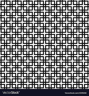 Abstract monochrome square pattern design vector image