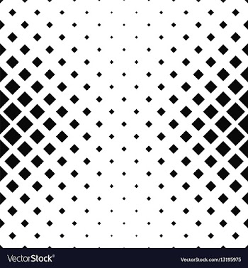 Abstract monochrome square pattern design vector image