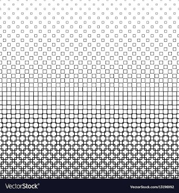 Abstract monochrome square pattern design vector image
