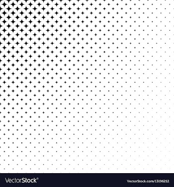 Abstract monochrome star pattern background design vector image