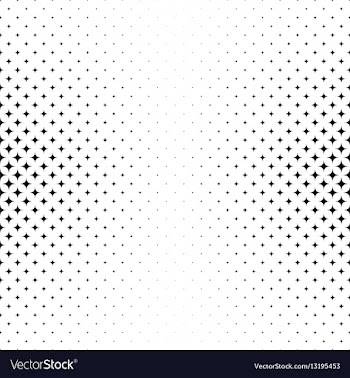 Abstract monochrome star pattern background vector image