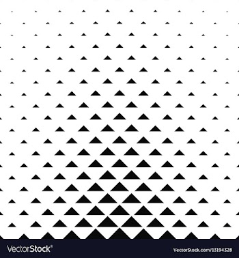 Abstract monochrome triangle pattern background vector image