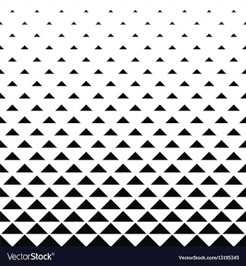 Abstract monochrome triangle pattern background vector image