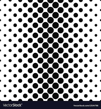 Abstract monochrome vertical dot pattern design vector image
