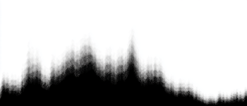 Abstract Monochrome Wave Composition