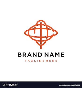 abstract monogram letter logo template