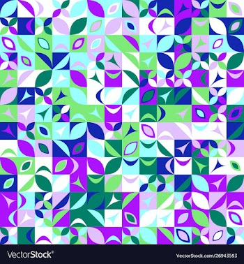 Abstract mosaic pattern background - colorful vector image