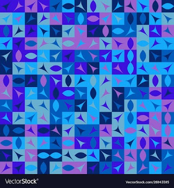 Abstract mosaic pattern background - colorful vector image
