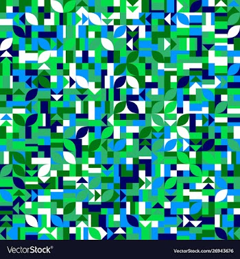 Abstract mosaic pattern background design vector image