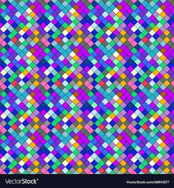 Abstract multicolor square pattern background vector image