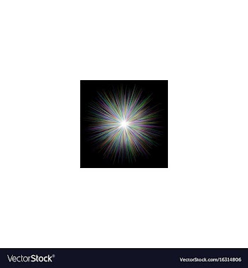 Abstract multicolored blast design background vector image