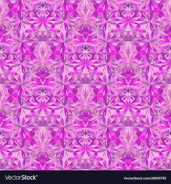 Abstract multicolored geometrical floral pattern vector image