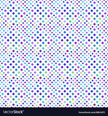 Abstract multicolored seamless diagonal square vector image