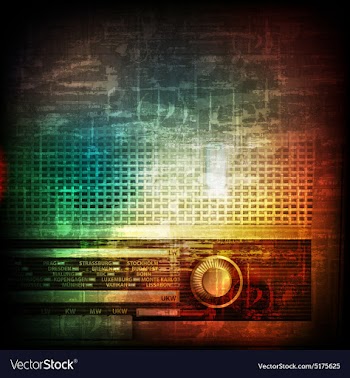 Abstract music grunge vintage background with vector image