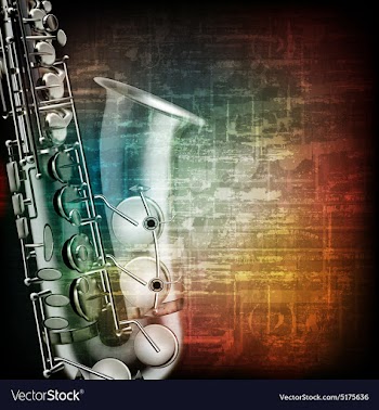 Abstract music grunge vintage background with vector image