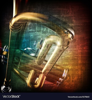 Abstract music grunge vintage background with vector image