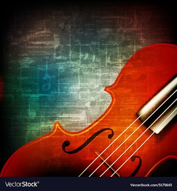 Abstract music grunge vintage background with vector image