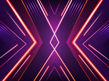 Abstract neon background. bright shining pattern of xenon red, purple and pink lamps. Free Vector