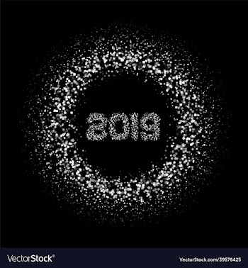 abstract new year