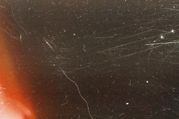 Abstract night starry sky with red light Free Photo