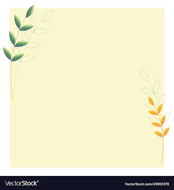 abstract notepad and plants soft yellow background