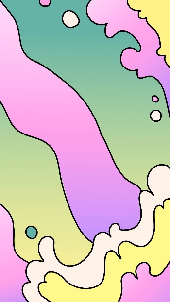 Abstract ocean wave iPhone wallpaper, | Free Vector - rawpixel