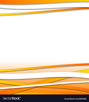  					Abstract orange design template with lines vector image														