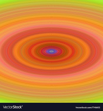 Abstract orange ellipse background vector image