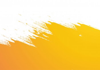 Abstract orange watercolor brush stroke background Free Vector