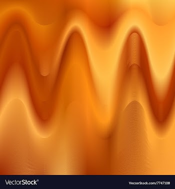 Abstract orange wave background vector image