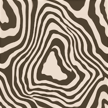 Abstract Organic Wavy Stripe Pattern