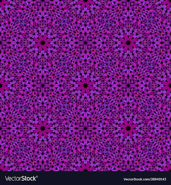 Abstract oriental geometrical window glass vector image