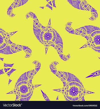 Abstract oriental pattern vector image