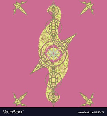 Abstract oriental pattern vector image