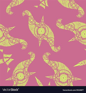 Abstract oriental pattern vector image