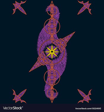 Abstract oriental pattern vector image