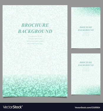 Abstract page template background set vector image