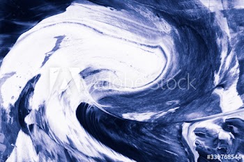 Abstract paint on a canvas