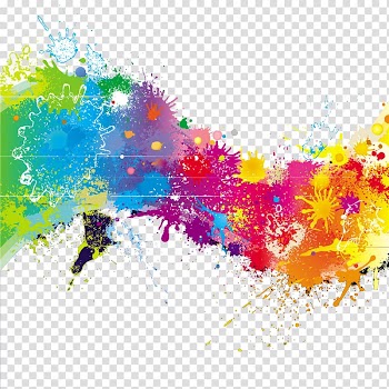 Abstract painting, Watercolor painting Illustration, Colorful abstract pattern transparent background PNG clipart