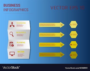 Abstract paper infografics eps10 vector image