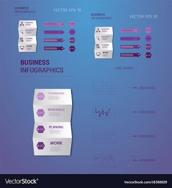 Abstract paper infografics eps10 vector image