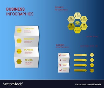 Abstract paper infografics eps10 vector image