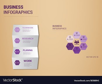 Abstract paper infografics eps10 vector image