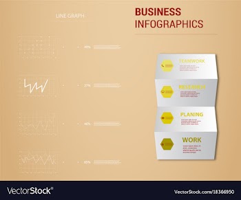 Abstract paper infografics eps10 vector image