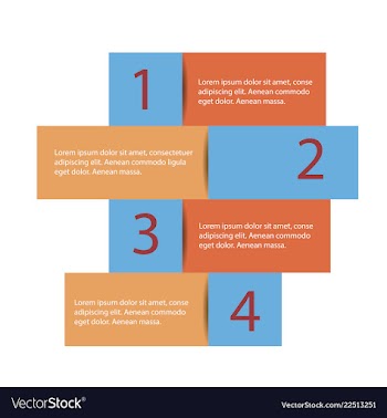 Abstract paper infografics eps10 vector image
