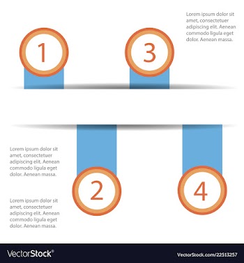 Abstract paper infografics eps10 vector image